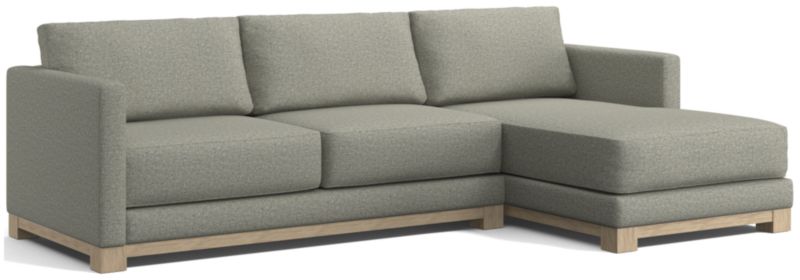 Gather Wood Base 2-Piece Sectional - image 0 of 9