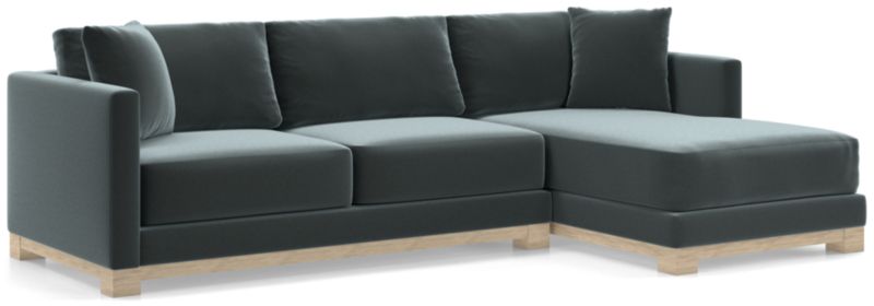 Gather Wood Base 2-Piece Sectional - image 0 of 10