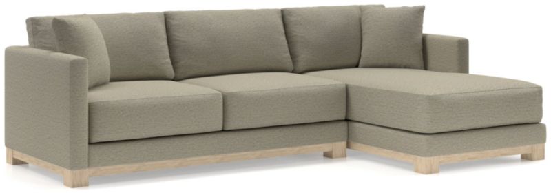 Gather Wood Base 2-Piece Sectional - image 0 of 10