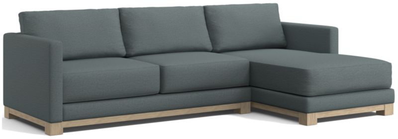 Gather Wood Base 2-Piece Sectional - image 0 of 7