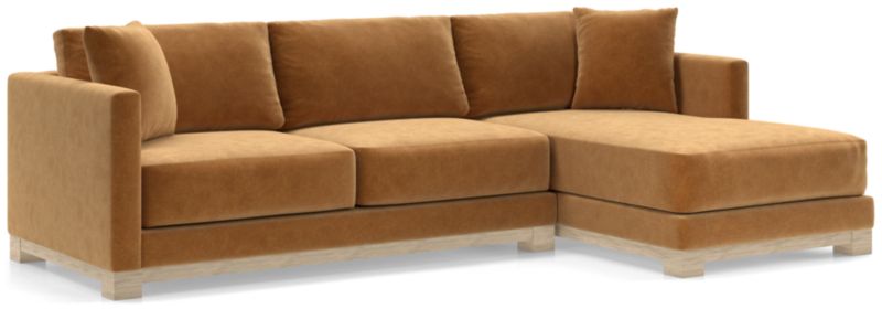 Gather Wood Base 2-Piece Sectional - image 0 of 10