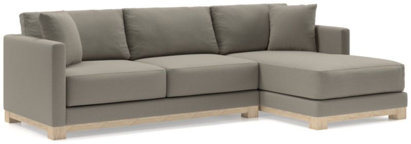 Gather Wood Base 2-Piece Sectional - image 0 of 10