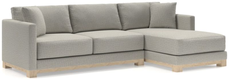 Gather Wood Base 2-Piece Sectional - image 0 of 10