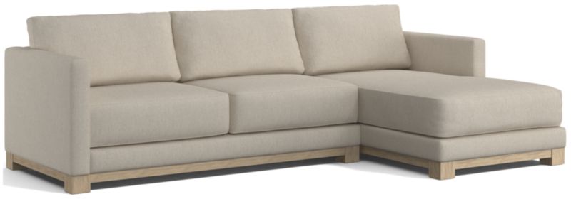 Gather Wood Base 2-Piece Sectional - image 0 of 7