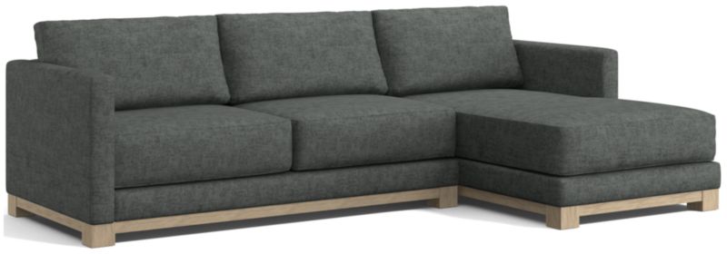 Gather Wood Base 2-Piece Sectional - image 0 of 7