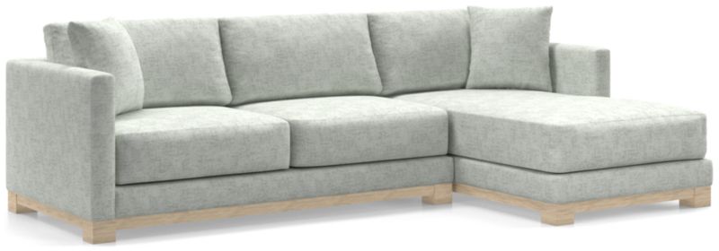 Gather Wood Base 2-Piece Sectional - image 0 of 10