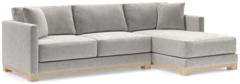 Gather Wood Base 2-Piece Sectional - image 0 of 10