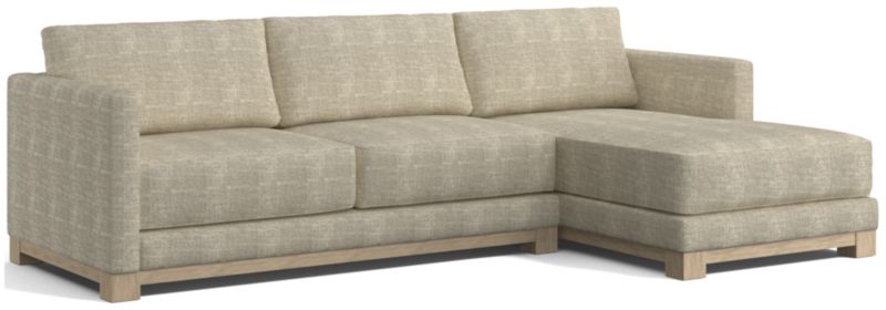 Gather Wood Base 2-Piece Sectional - image 0 of 7