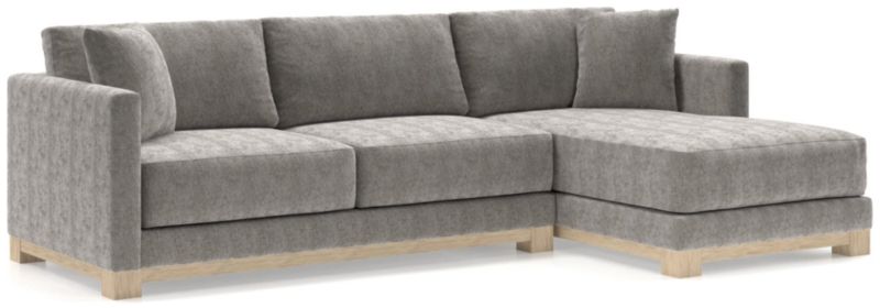 Gather Wood Base 2-Piece Sectional - image 0 of 10