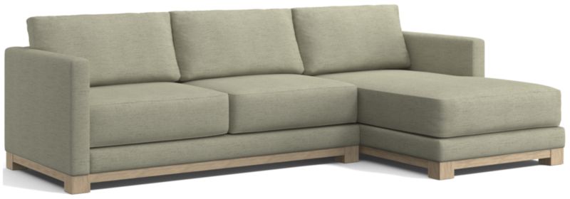 Gather Wood Base 2-Piece Sectional - image 0 of 7