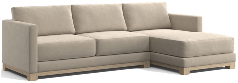 Gather Wood Base 2-Piece Sectional - image 0 of 7