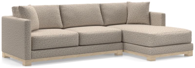 Gather Wood Base 2-Piece Sectional - image 0 of 10