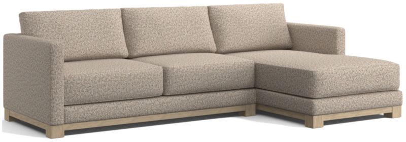 Gather Wood Base 2-Piece Sectional - image 0 of 7