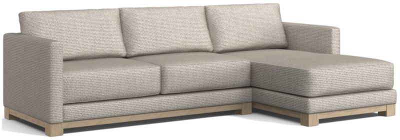 Gather Wood Base 2-Piece Sectional - image 0 of 7