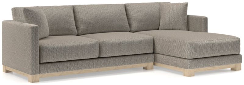 Gather Wood Base 2-Piece Sectional - image 0 of 10