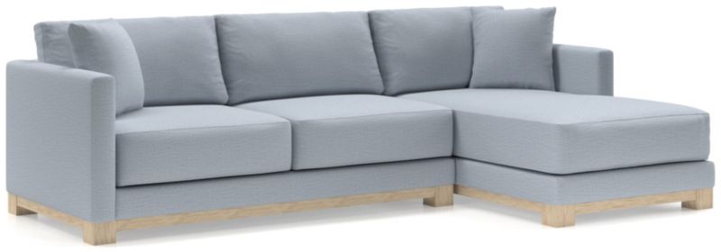 Gather Wood Base 2-Piece Sectional - image 0 of 10