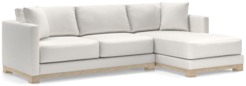 Gather Wood Base 2-Piece Sectional - image 0 of 10