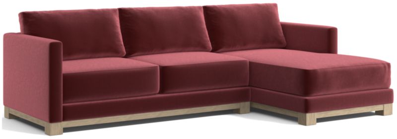 Gather Wood Base 2-Piece Sectional - image 0 of 7