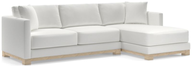 Gather Wood Base 2-Piece Sectional - image 0 of 10