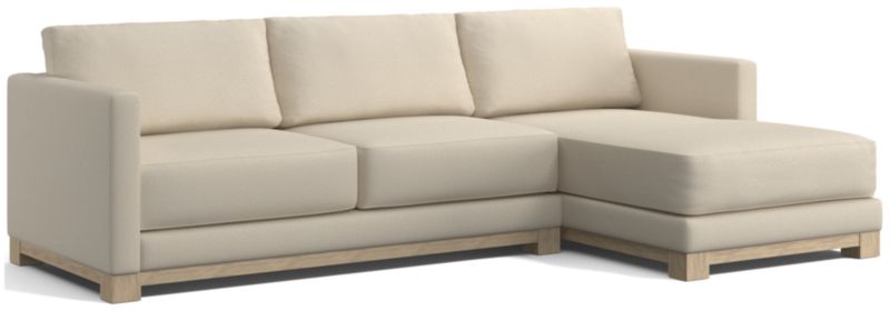 Gather Wood Base 2-Piece Sectional - image 0 of 7