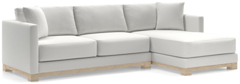 Gather Wood Base 2-Piece Sectional - image 0 of 10