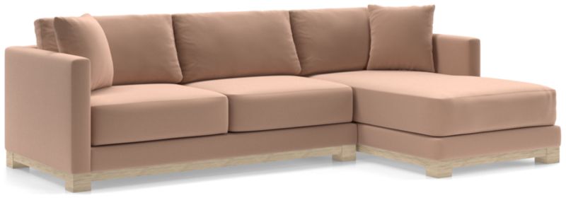 Gather Wood Base 2-Piece Sectional - image 0 of 13