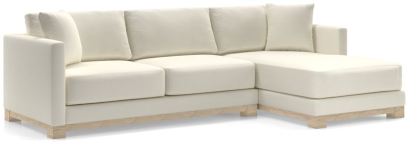 Gather Wood Base 2-Piece Sectional - image 0 of 10