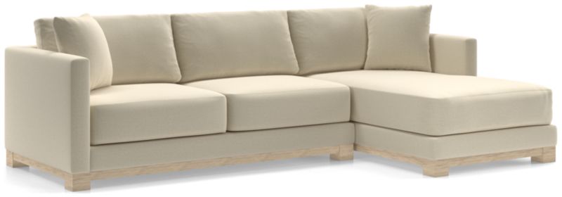 Gather Wood Base 2-Piece Sectional - image 0 of 10