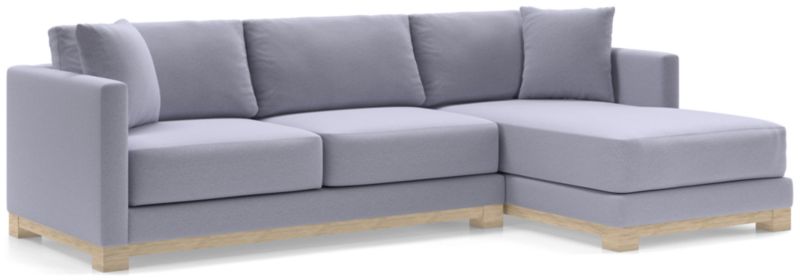 Gather Wood Base 2-Piece Sectional - image 0 of 10