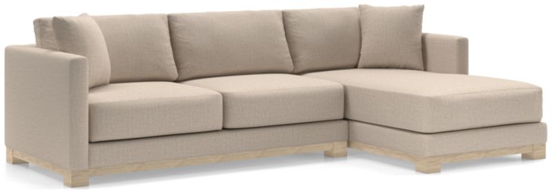 Gather Wood Base 2-Piece Sectional - image 0 of 10