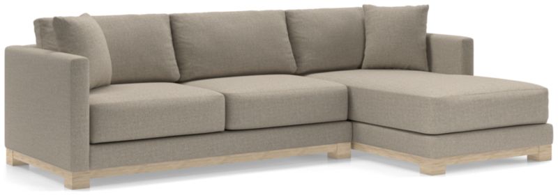 Gather Wood Base 2-Piece Sectional - image 0 of 10