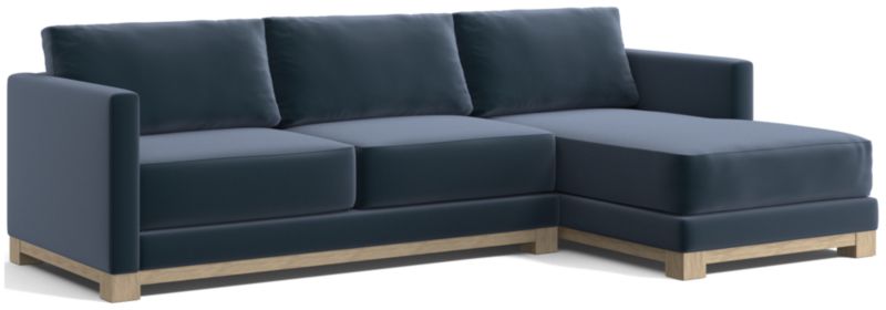 Gather Wood Base 2-Piece Sectional - image 0 of 7