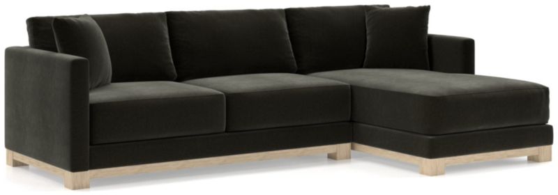 Gather Wood Base 2-Piece Sectional - image 0 of 10