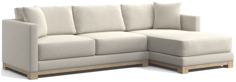 Gather Wood Base 2-Piece Sectional - image 0 of 10