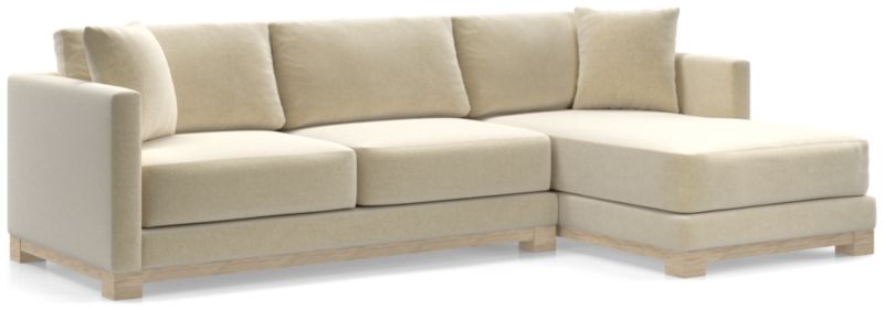 Gather Wood Base 2-Piece Sectional - image 0 of 10