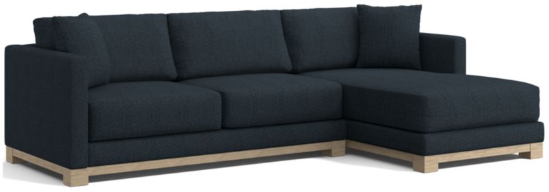 Gather Wood Base 2-Piece Sectional - image 0 of 10