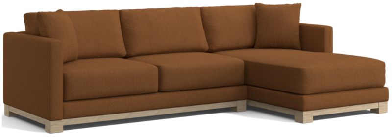 Gather Wood Base 2-Piece Sectional - image 0 of 10