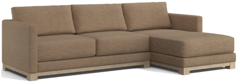 Gather Wood Base 2-Piece Sectional - image 0 of 9