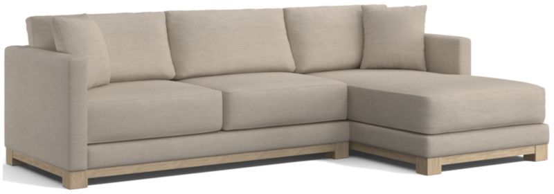 Gather Wood Base 2-Piece Sectional - image 0 of 9