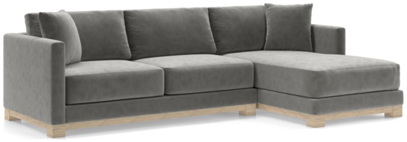 Gather Wood Base 2-Piece Sectional - image 0 of 10