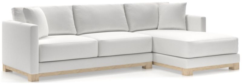 Gather Wood Base 2-Piece Sectional - image 0 of 10