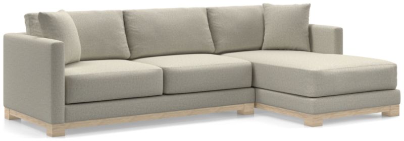 Gather Wood Base 2-Piece Sectional - image 0 of 10