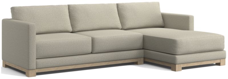 Gather Wood Base 2-Piece Sectional - image 0 of 9