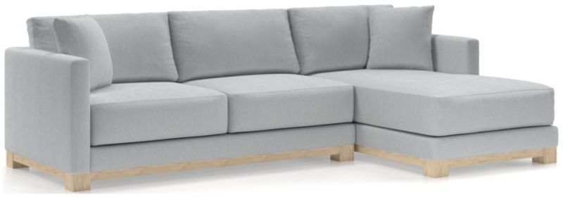 Gather Wood Base 2-Piece Sectional - image 0 of 10