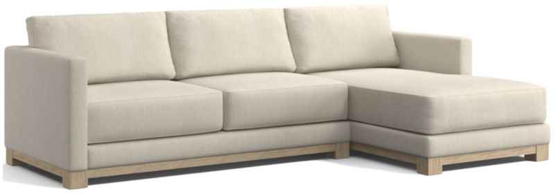 Gather Wood Base 2-Piece Sectional - image 0 of 7