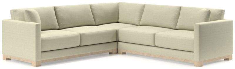 Gather Wood Base 3-Piece L-Shaped Sectional - image 0 of 8