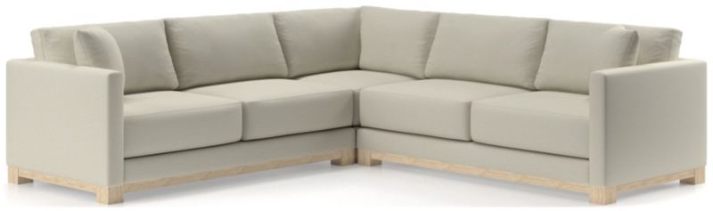 Gather Wood Base 3-Piece L-Shaped Sectional - image 0 of 8