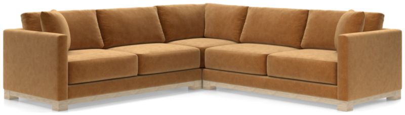 Gather Wood Base 3-Piece L-Shaped Sectional - image 0 of 8