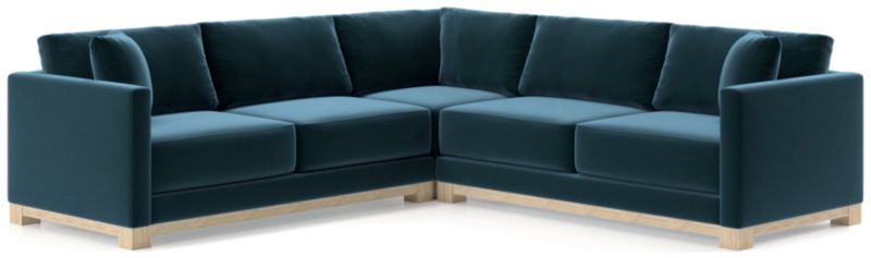 Gather Wood Base 3-Piece L-Shaped Sectional - image 0 of 8