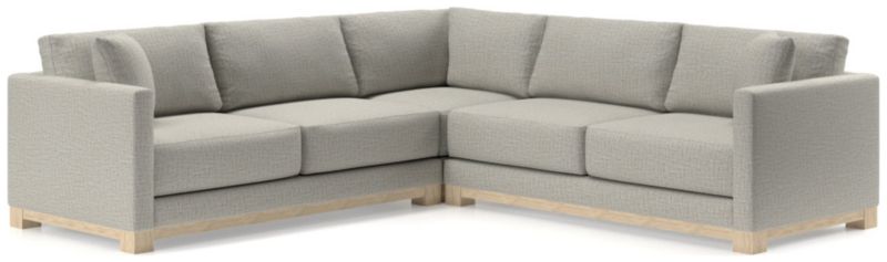 Gather Wood Base 3-Piece L-Shaped Sectional - image 0 of 8